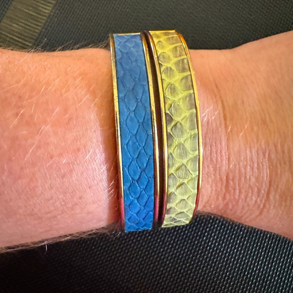 *LAST CHANCE* J. Crew Snakeskin Bangle Bracelets